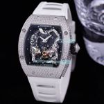 Swiss Quality Replica Richard Mille RM51-01 Diamond Bezel Skeleton Watch
